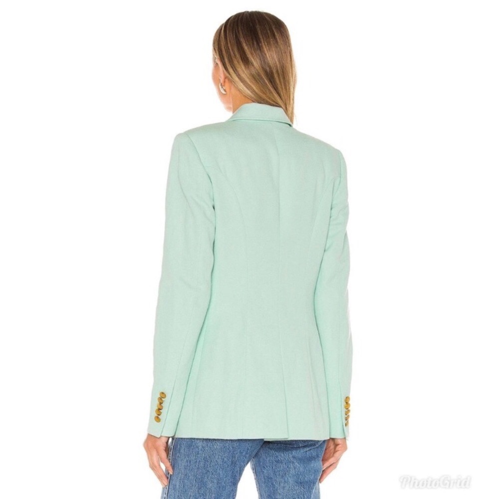ALC Sedgwick Button Mint Blazer Jacket - Picture 5 of 13